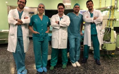El Hospital de Riotinto, pionero en una nueva técnica de cirugía de hernia ventral