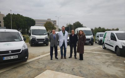 El SAS incorpora cinco nuevos vehículos para dar servicio a las necesidades del Área Sanitaria Norte