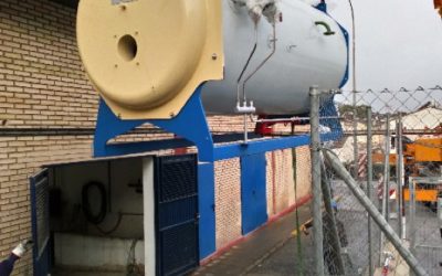 El Área Sanitaria Norte de Huelva sustituye la antigua caldera de vapor del hospital de Riotinto por una nueva