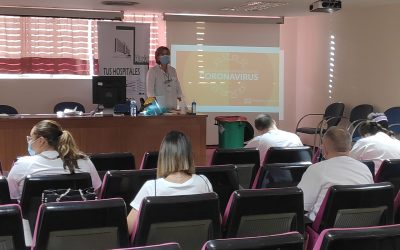 El hospital de Riotinto imparte un curso de formación en prevención frente al coronavirus SARS-CoV-2