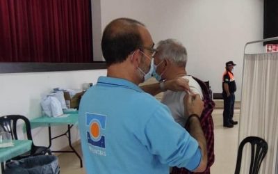 Aracena acoge una convocatoria masiva de vacunación sin cita para personas de 50 a 59 años