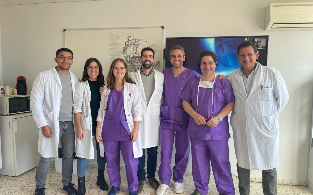 El servicio de Cirugía General y Aparato Digestivo del Hospital de Riotinto, Bandera de Andalucía 2024 en Huelva