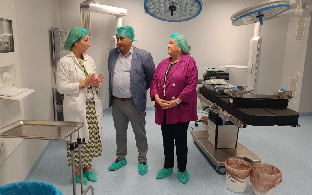 Avanzan las obras de construcción del nuevo Bloque Quirúrgico y Área Obstétrica del Hospital de Riotinto, con una inversión de 5,1 millones